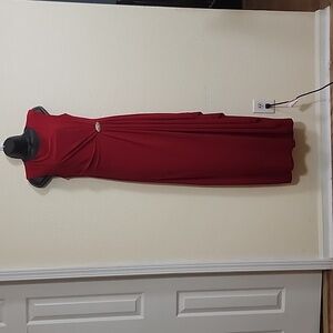 Tiana B Night Gown ladies, Size 8P Red.